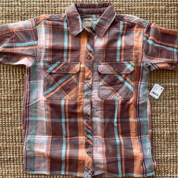 NEW Free People We The Free Vintage Crush Plaid Shirt - Picture 12 of 16
